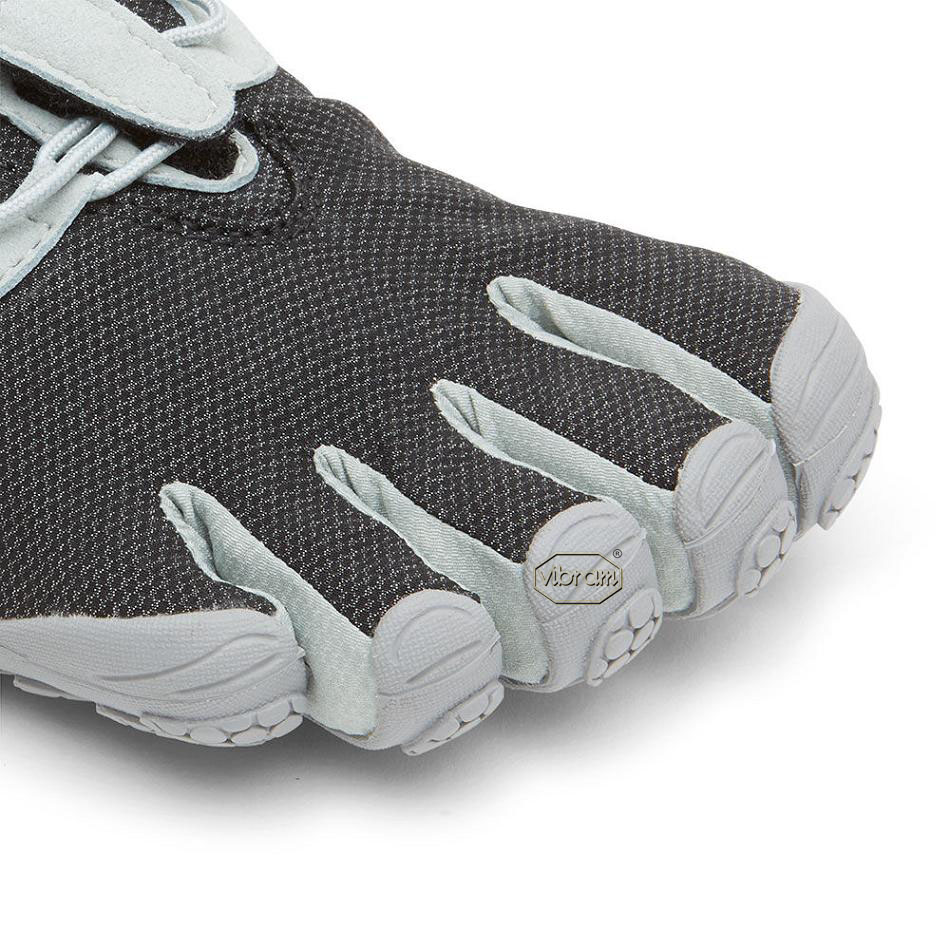 Black / Grey Vibram V-Run Retro Training Shoes | CA_C65