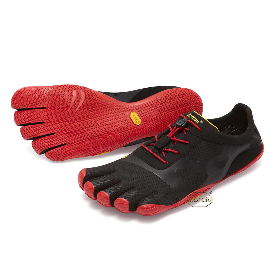 Black / Red Vibram KSO EVO Training Shoes | CA_T02