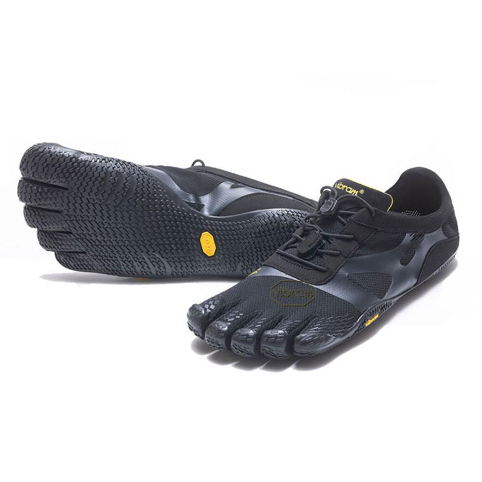 Black Vibram KSO EVO Training Shoes | CA_J84