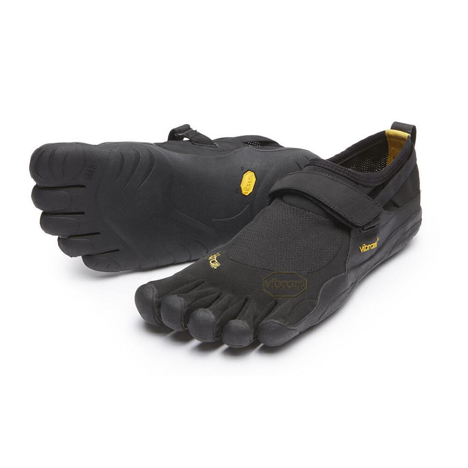 Black Vibram KSO Training Shoes | CA_K37