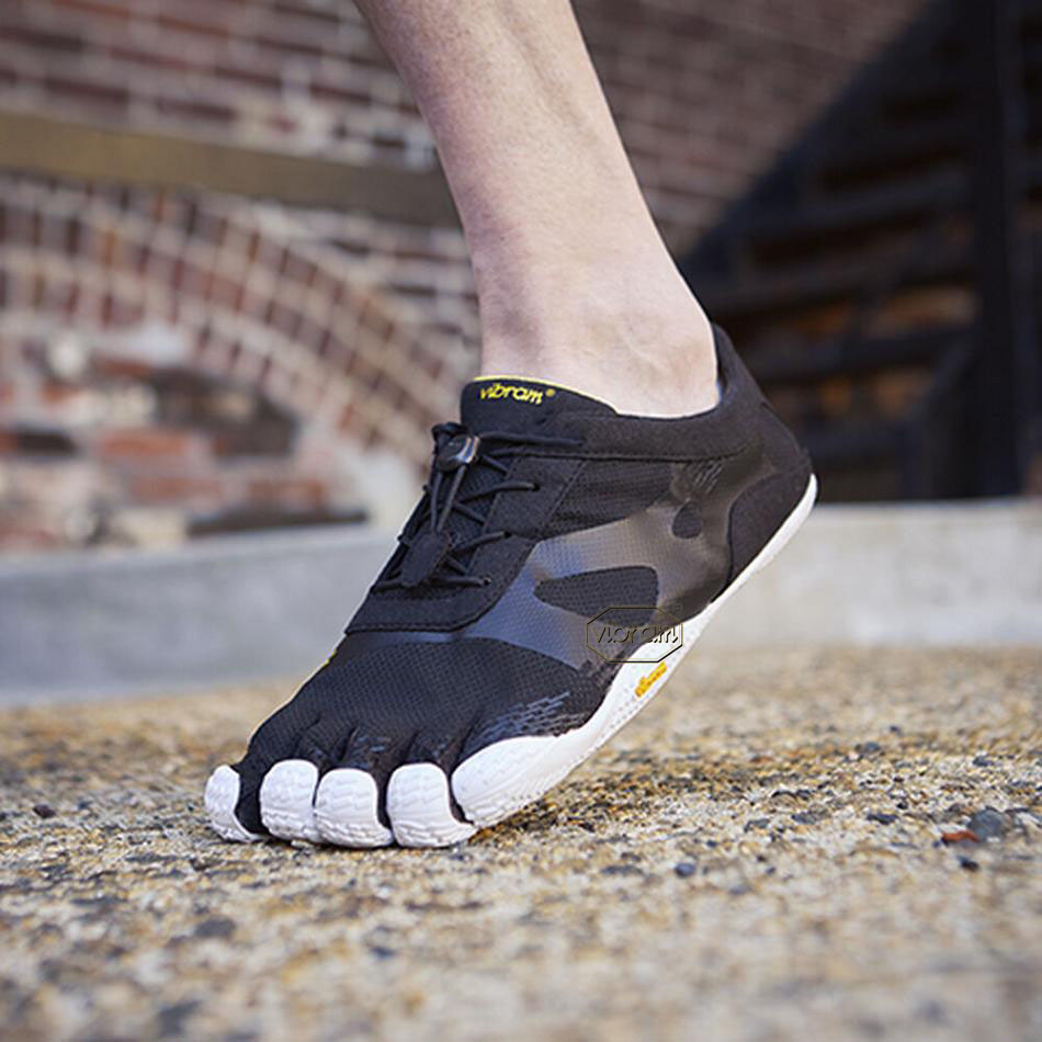 Black / White Vibram KSO EVO Training Shoes | CA_P53