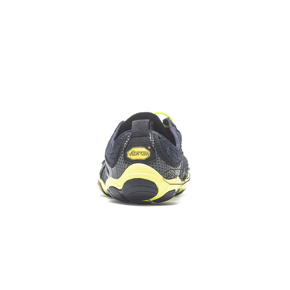 Black / Yellow Vibram V-Run Training Shoes | CA_B94