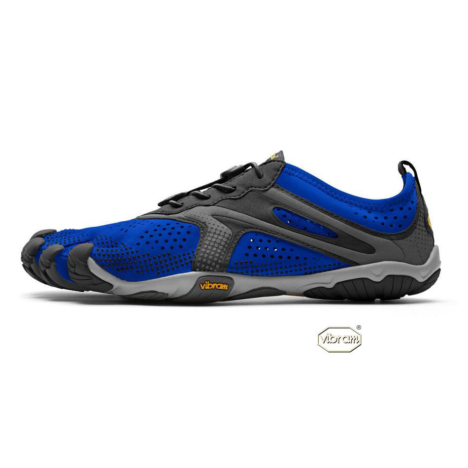 Blue / Black Vibram V-Run Training Shoes | CA_V39