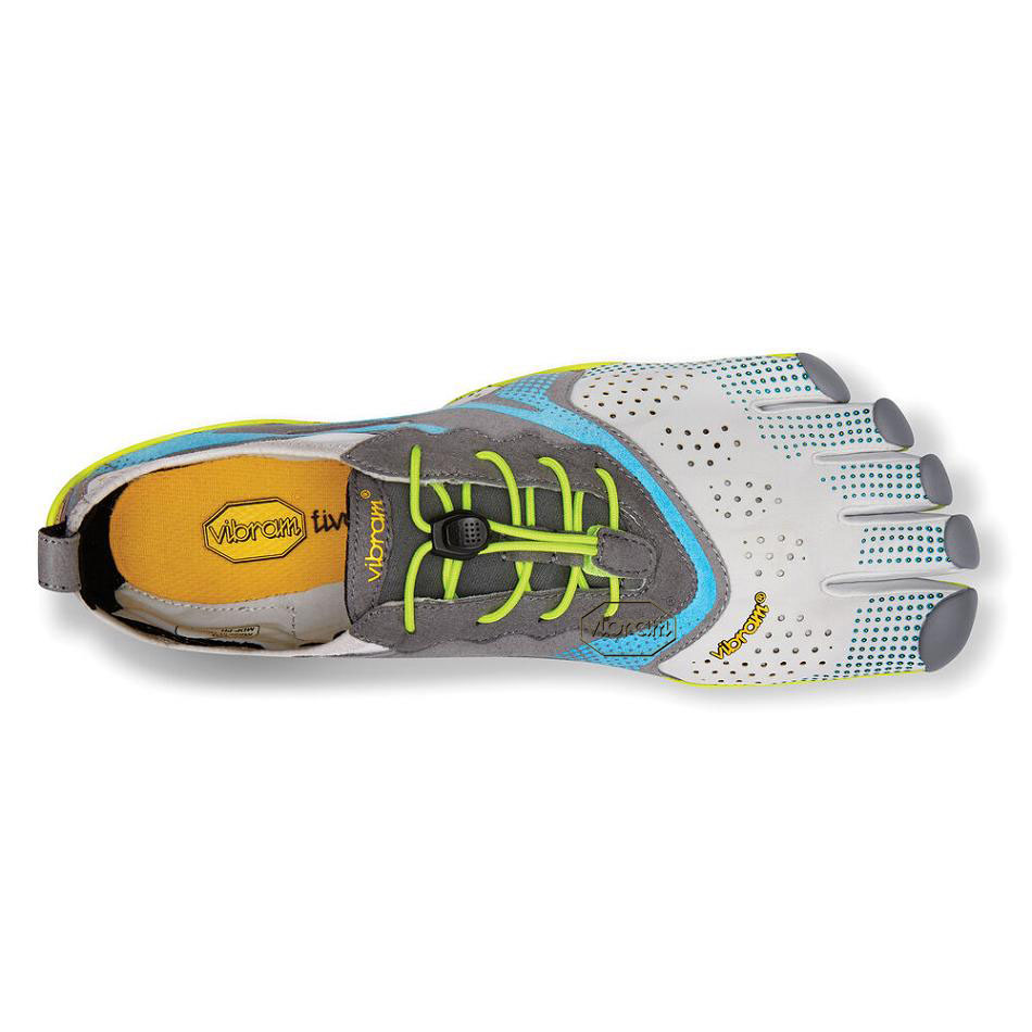 Grey / Blue Vibram V-Run Training Shoes | CA_R46