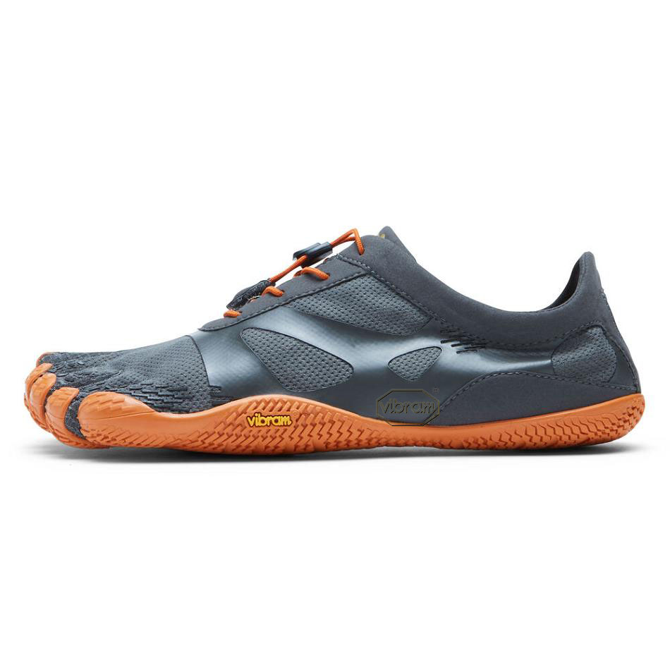 Grey / Orange Vibram KSO EVO Training Shoes | CA_H62