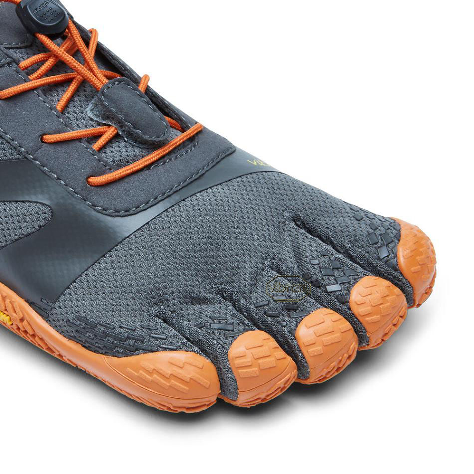 Grey / Orange Vibram KSO EVO Training Shoes | CA_H62