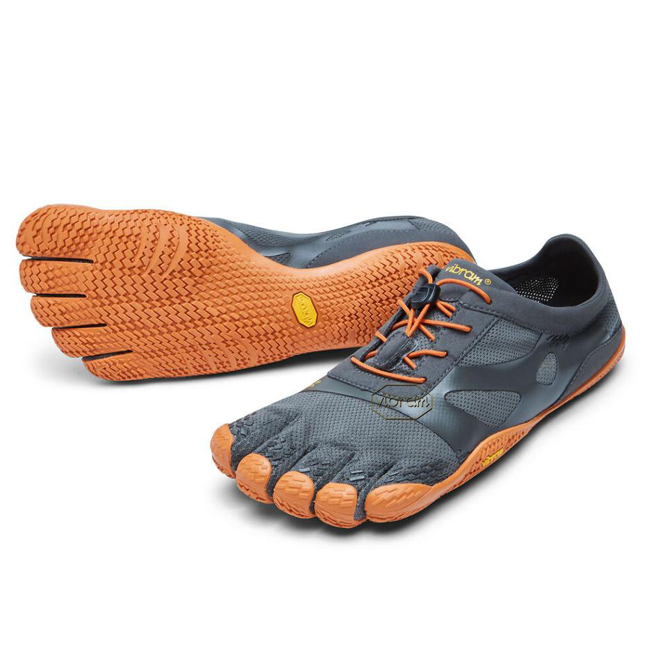 Grey / Orange Vibram KSO EVO Training Shoes | CA_H62