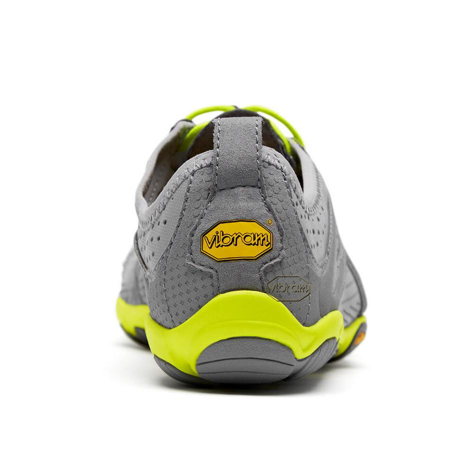 Grey / Yellow Vibram V-Run Training Shoes | CA_L38