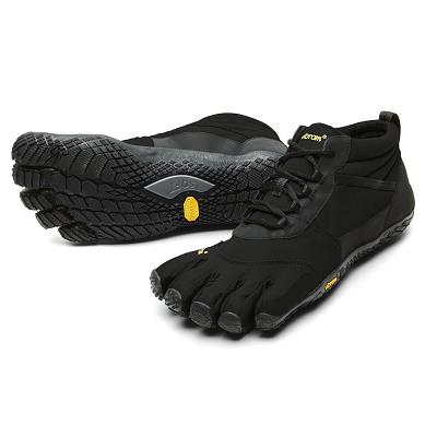 Black Vibram V-Trek Insulated Hiking Shoes | CA_T53