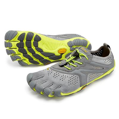 Grey / Yellow Vibram V-Run Training Shoes | CA_L38