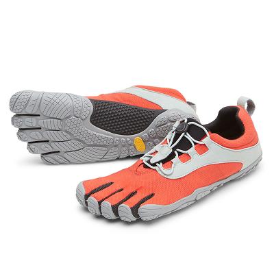 Red / Black / Grey Vibram V-Run Retro Training Shoes | CA_J39